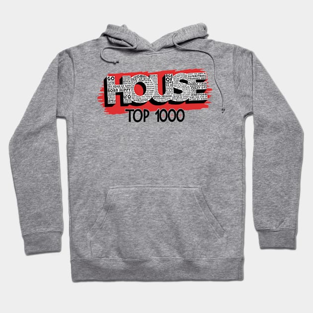 House Top 1000 enkel wit Hoodie by WkDesign